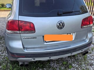 2006 Volkswagen Touareg I, серебристый, 910000 рублей, вид 4