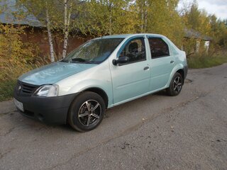 2006 Renault Logan I, зелёный, 124000 рублей, вид 1