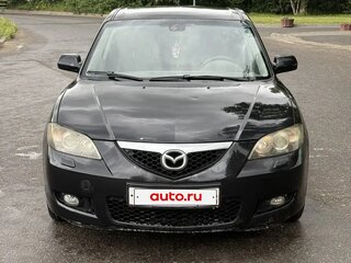2008 Mazda 3 I (BK) Рестайлинг, чёрный, 250000 рублей, вид 2