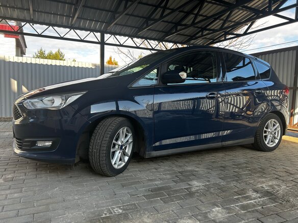 2016 Ford C-MAX II Рестайлинг, синий, 1300000 рублей - вид 8