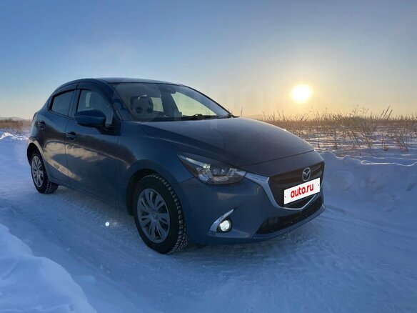 2017 Mazda Demio IV (DJ), синий, 890000 рублей - вид 16