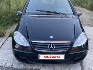 2007 Mercedes-Benz A-Класс 170 II (W169), чёрный, 365000 рублей, вид 1
