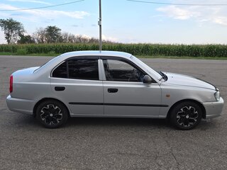 2008 Hyundai Accent ТагАЗ II, серебристый, 380000 рублей, вид 2
