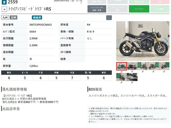 2022 Triumph Speed Triple, чёрный, 1379000 рублей - вид 10