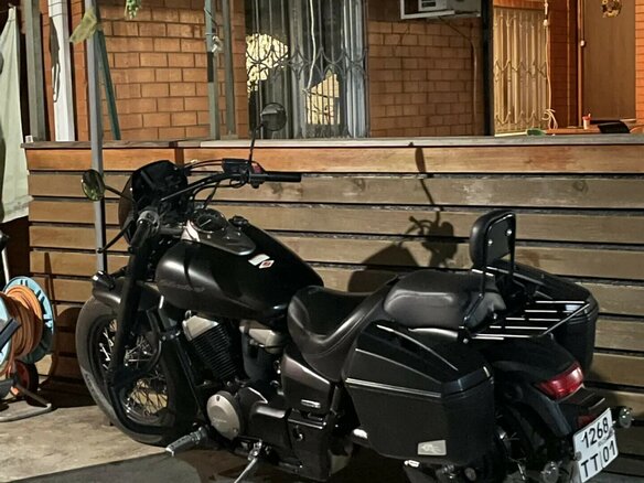2010 Honda Shadow 750, чёрный, 800000 рублей - вид 7