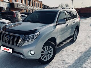 2015 Toyota Land Cruiser Prado 6-speed 150 Series Рестайлинг 1, серебристый, 3980000 рублей, вид 1