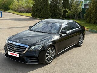 2019 Mercedes-Benz S-Класс 560 Long VI (W222, C217) Рестайлинг, чёрный, 6500000 рублей, вид 1