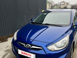 2012 Hyundai Solaris I, синий, 700000 рублей, вид 3