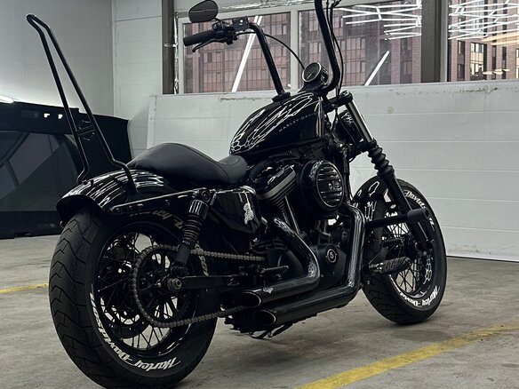 2009 Harley-Davidson Sportster 1200, чёрный, 1000000 рублей - вид 6