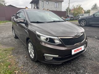 2017 Kia Rio III Рестайлинг, коричневый, 1240000 рублей, вид 2