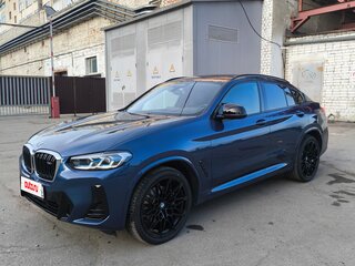 2024 BMW X4 M40i II (G02) Рестайлинг, синий, 9999999 рублей, вид 3