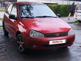 2008 Lada (ВАЗ) Kalina I, красный, 280000 рублей, вид 1