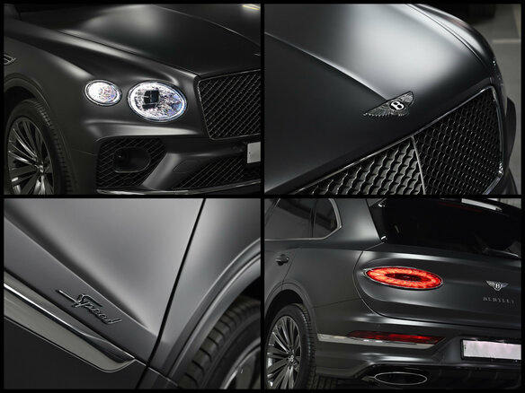 2021 Bentley Bentayga Speed I Рестайлинг, серый - вид 7