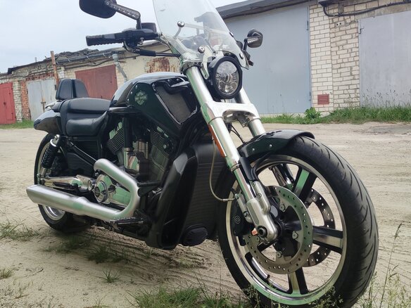 2012 Harley-Davidson V-Rod Muscle, чёрный, 1190000 рублей - вид 9