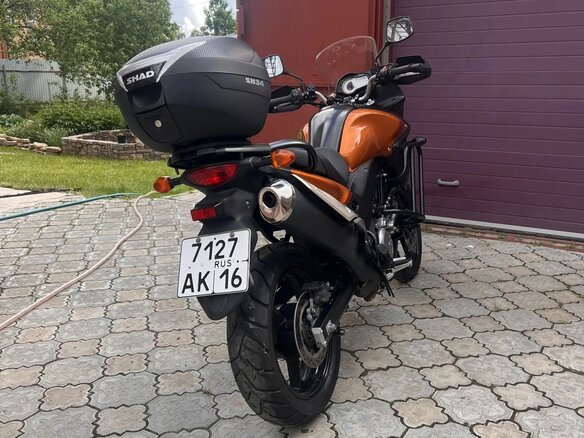 2013 Suzuki V-Strom DL 650, оранжевый, 600000 рублей - вид 3