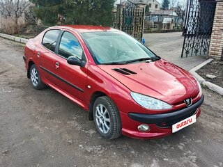 2007 Peugeot 206, красный, 450000 рублей, вид 2
