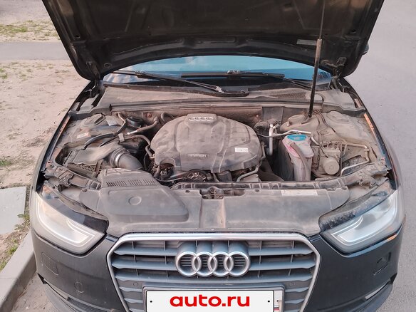 2013 Audi A4 IV (B8) Рестайлинг, чёрный, 890000 рублей - вид 1