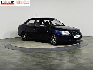 2009 Hyundai Accent ТагАЗ II, синий, 468000 рублей, вид 3