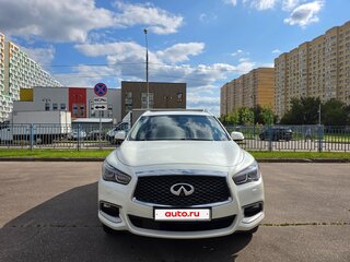 2017 Infiniti QX60 I Рестайлинг, белый, 2620000 рублей, вид 1