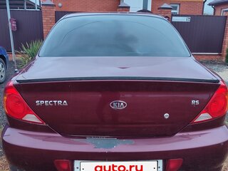 2006 Kia Spectra I Рестайлинг 2, красный, 480000 рублей, вид 5