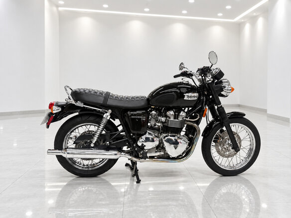 2007 Triumph Bonneville T100, чёрный, 459054 рублей - вид 5