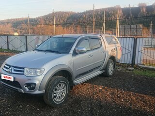 2013 Mitsubishi L200 Super Select IV Рестайлинг, серебристый, 1200000 рублей, вид 1