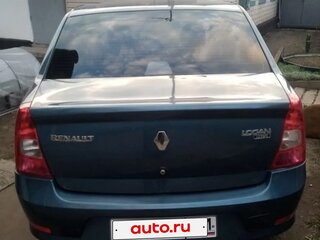 2010 Renault Logan I Рестайлинг, синий, 470000 рублей, вид 2