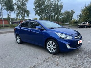 2011 Hyundai Solaris I, синий, 768000 рублей, вид 3