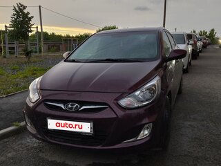 2012 Hyundai Solaris I, фиолетовый, 680000 рублей, вид 1