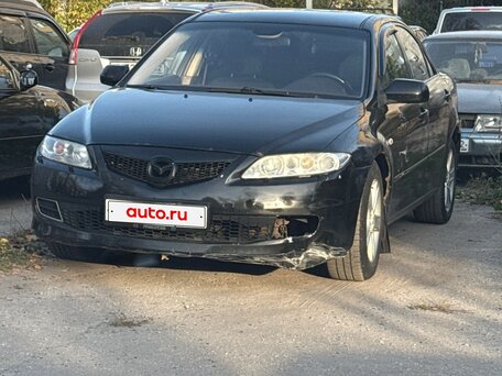 2006 Mazda 6 I (GG) Рестайлинг, чёрный, 160000 рублей, вид 1
