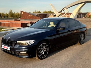 2018 BMW 5 серии 520i VII (G30/G31/G38), синий, 2400000 рублей, вид 1