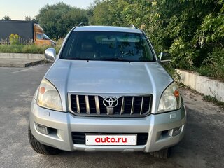 2004 Toyota Land Cruiser Prado 4-speed 120 Series, серебристый, 1500000 рублей, вид 1