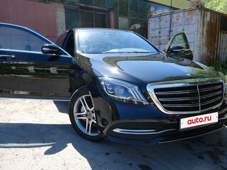2019 Mercedes-Benz S-Класс 350 d VI (W222, C217) Рестайлинг, чёрный, 6150000 рублей, вид 2