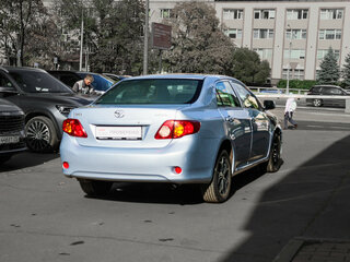 2007 Toyota Corolla X (E140, E150), голубой, 750000 рублей, вид 4