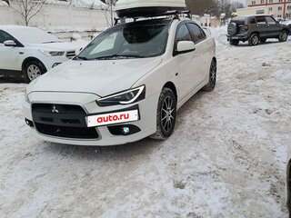 2012 Mitsubishi Lancer X Рестайлинг, белый, 650000 рублей, вид 2