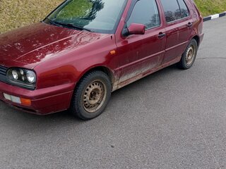 1996 Volkswagen Golf III, пурпурный, 130000 рублей, вид 2