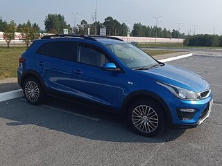 2019 Kia Rio X-Line IV, синий, 1600000 рублей, вид 4