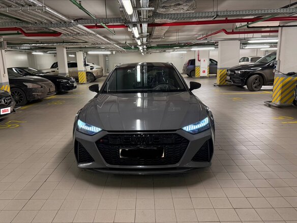 2021 Audi RS 6 IV (C8), серый - вид 1