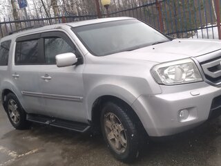 2011 Honda Pilot II, серебристый, 1240000 рублей, вид 4