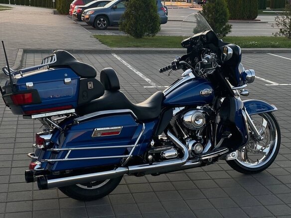 2009 Harley-Davidson Electra Glide, синий, 700000 рублей - вид 22