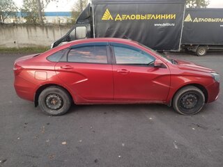2017 Lada (ВАЗ) Vesta I, красный, 600000 рублей, вид 3