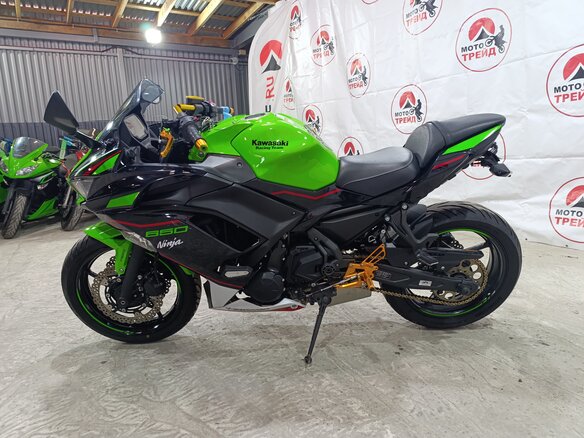 2021 Kawasaki Ninja 650, зелёный, 770000 рублей - вид 8