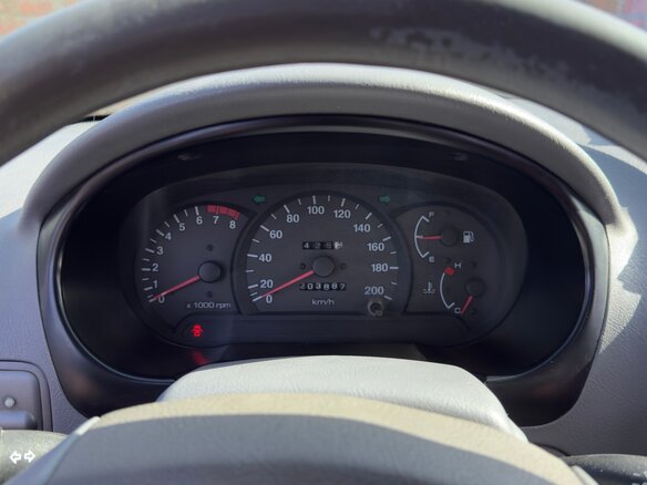 2004 Hyundai Accent ТагАЗ II, фиолетовый, 505000 рублей - вид 11