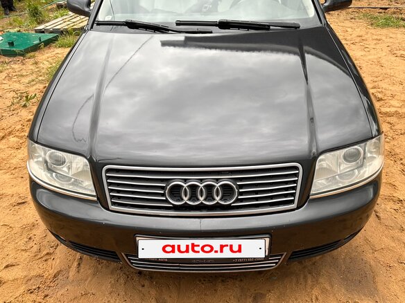 2002 Audi A6 II (C5) Рестайлинг, чёрный, 450000 рублей - вид 1