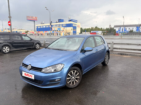 2014 Volkswagen Golf VII, синий, 1269000 рублей, вид 1