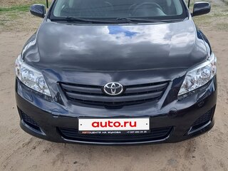 2007 Toyota Corolla X (E140, E150), чёрный, 855000 рублей, вид 1
