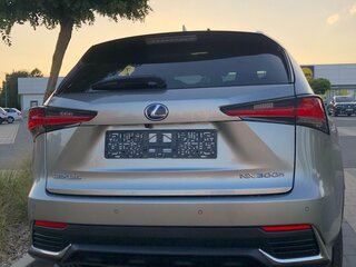 2018 Lexus NX 300h I Рестайлинг, серый, 3850000 рублей, вид 4