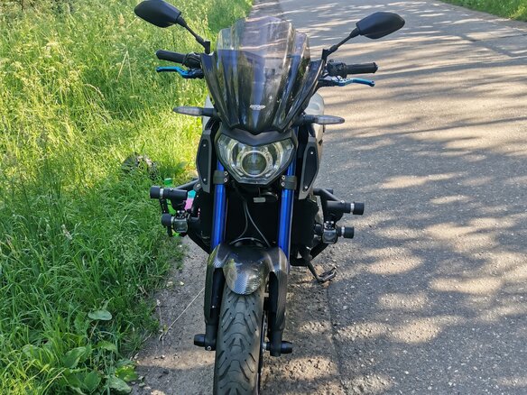 2016 Yamaha MT-09 (FZ-09), серый, 710000 рублей - вид 14
