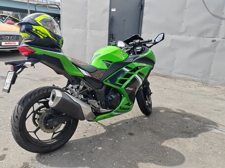 2014 Kawasaki Ninja 300, зелёный, 370000 рублей, вид 4