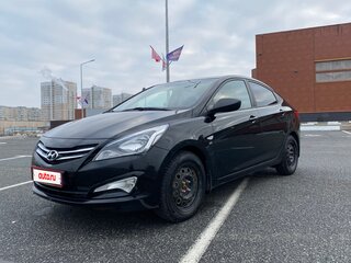 2014 Hyundai Solaris I Рестайлинг, чёрный, 1150000 рублей, вид 1